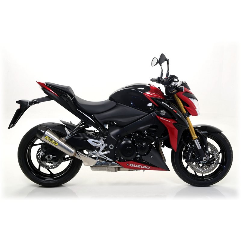 SUZUKI GSX-S 1000 / 1000 F 2015 - 2016 SILENCIOSO PRO-RACE NICHROM DARK"" SUZUKI GSX-S 1000 / 1000 F 2015 - 2016 SILENCIOSO PRO-RACE NICHROM DARK""